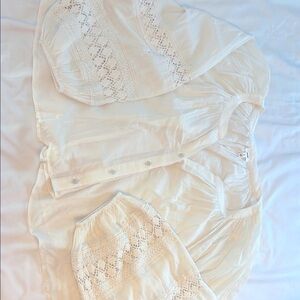 Aerie Cream Blouse